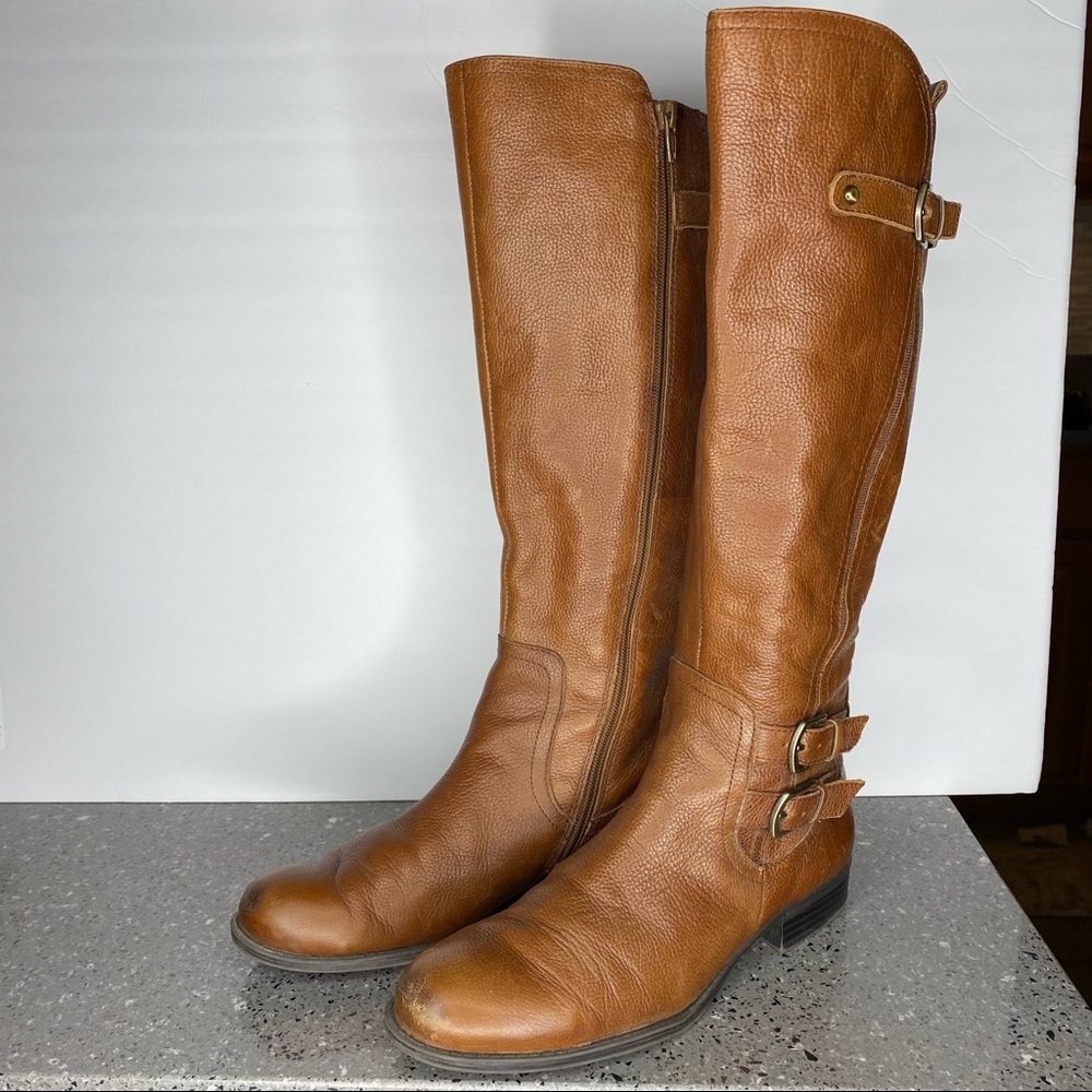 Naturalizer Jenson Leather Knee High Riding Boots